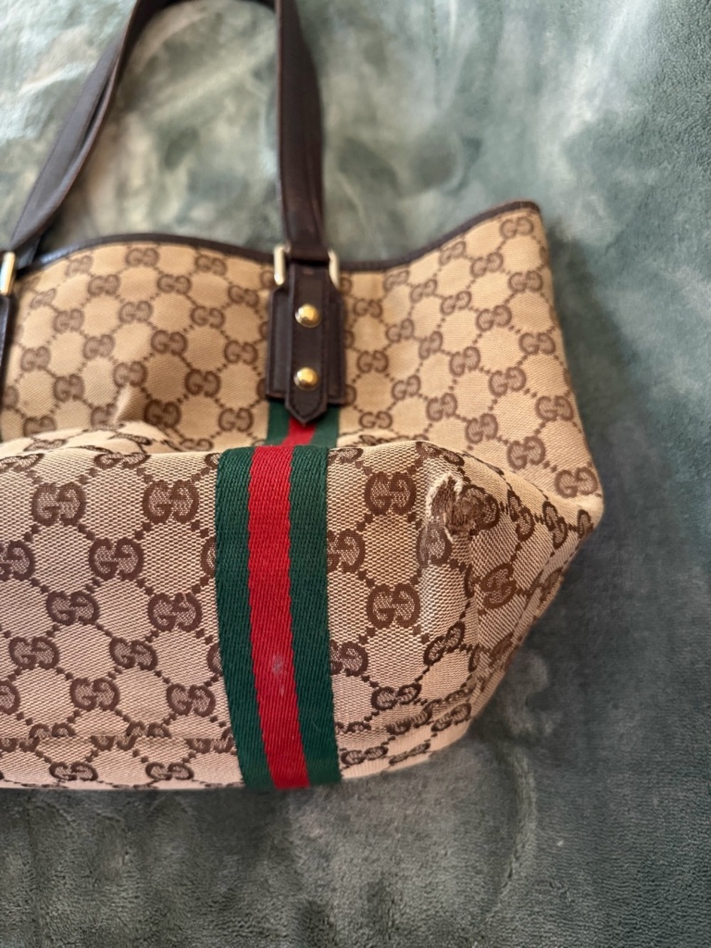Authentic Gucci Sherry Line Tote - Picture 5 of 14